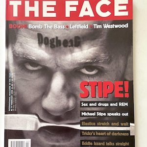 The Face Magazine | Feb 95 | Michael Stipe | REM | Tricky, Elastica, Emily Woof, Eddy Izzard | Vintage Magazine | London Fashion & Lifestyle