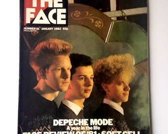 The Face Magazine | Jan 82 | Depeche Mode | Marc Almond, Soft Cell, Rik Mayall, Iggy Pop, John Cooper-Clarke | Judge Dredd | 1980s Vintage