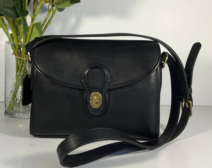 Vintage Coach Devon Bag 9908 Black USA 1990's Etsy