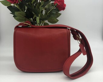 Vintage Coach NYC Classic Pouch #9170 Red