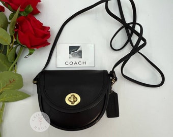 Vintage Coach Mini Watson Bag 6606 Black 2002