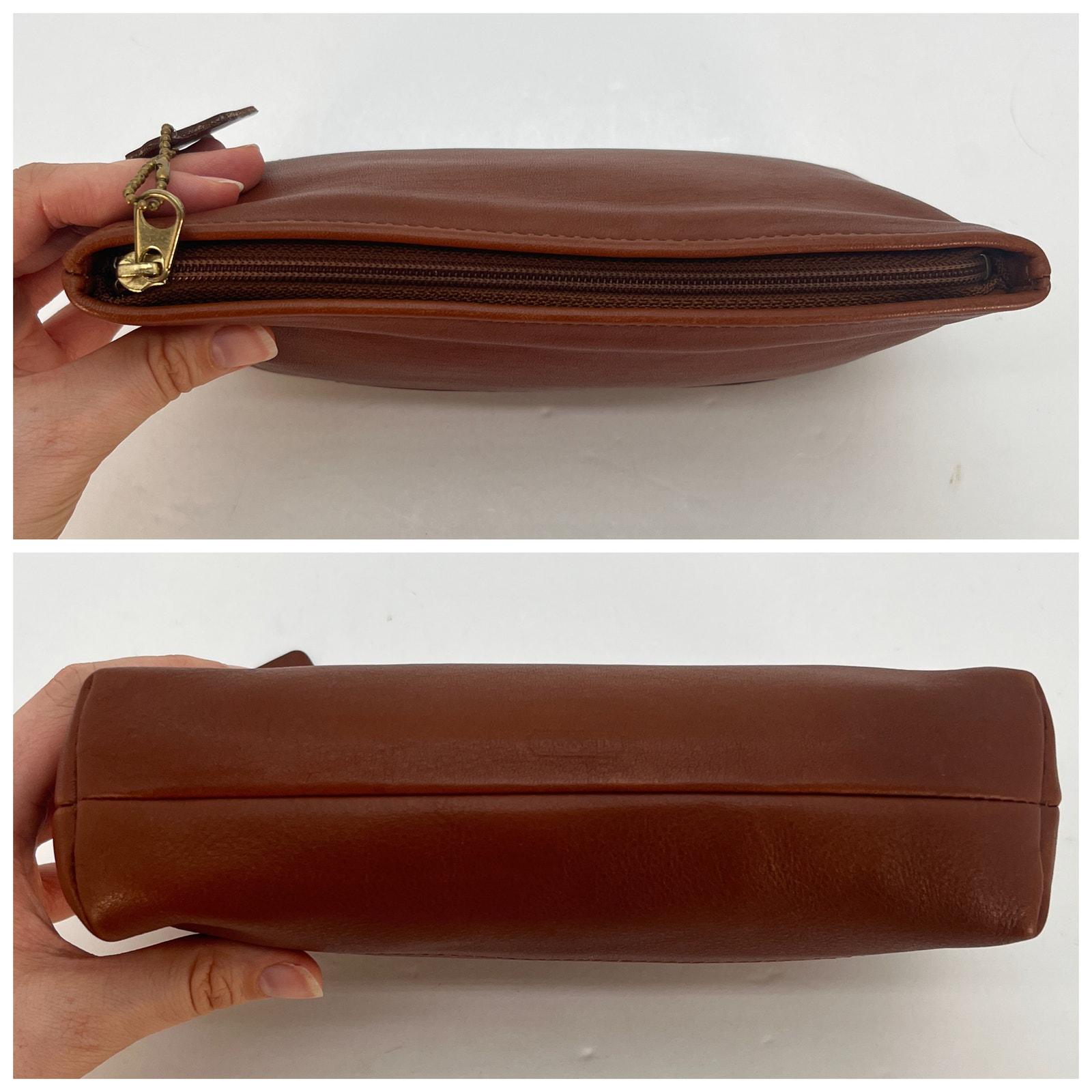Vintage Coach Cosmetic Case Large 7172 British Tan USA 1990s - Etsy