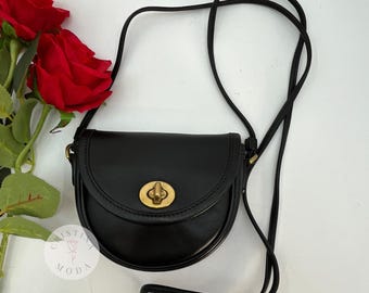 Vintage Coach Mini Watson Bag 6606 Black 2002 - Etsy