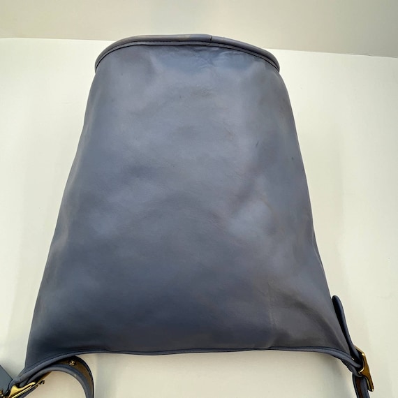 Vintage Coach XL Duffle Sac Feed Bag #9085 Periwi… - image 5