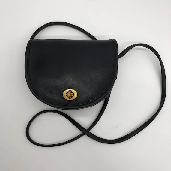Vintage Coach Logo Mini Purse bag - black