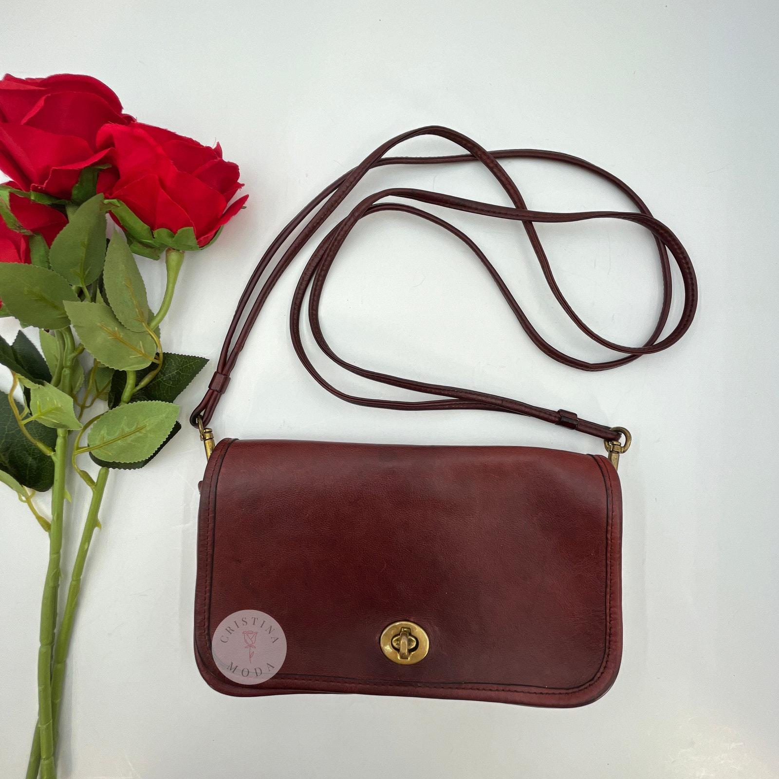 Vintage Coach Original Red Convertible Clutch Shoulde… - Gem 箱 