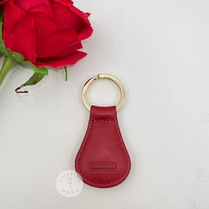 New 90s Vintage Coach Classic Leather Key Fob, 7210 Black - Etsy