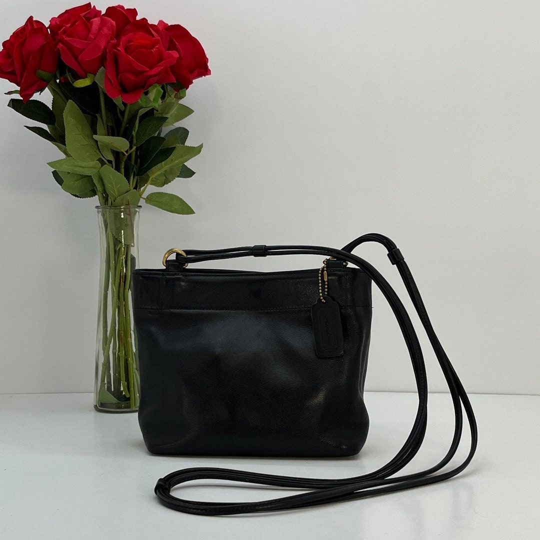 Vintage Coach Dixon Mini Bag 4124 Black USA - Etsy Vintage Coach Dixon Mini Bag 4124 Black USA - Etsy