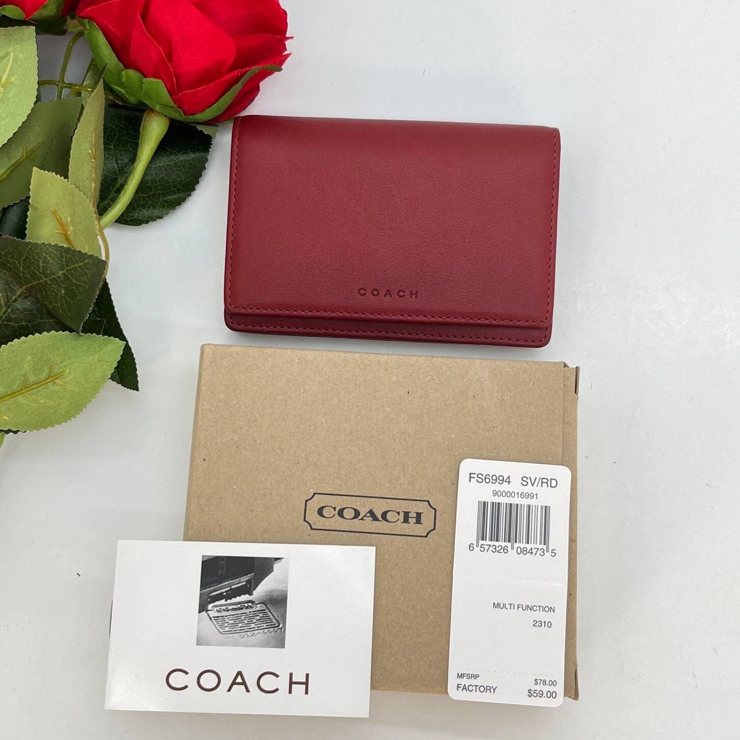 Coach iPhone 14 Pro Case in Signature Canvas in Beige - Size One