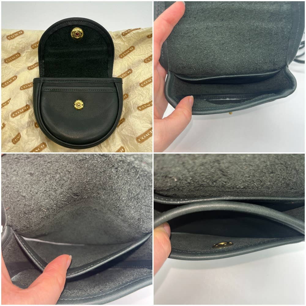 Mint Jade Vintage Unisex Coach Mini Belt Bag 9826 