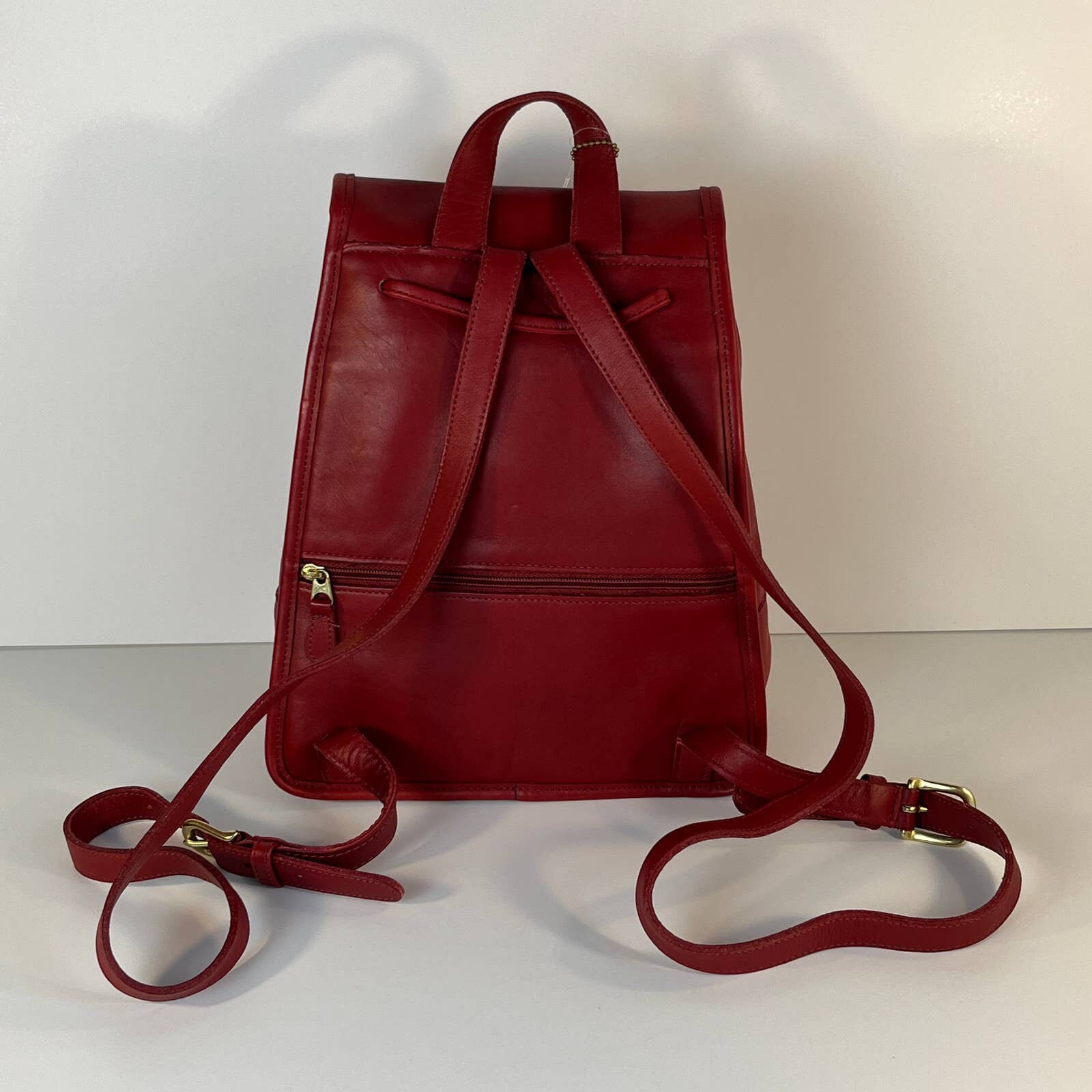 NEW Vintage Coach Large Daypack Backpack 9791 Red USA 1999 Etsy