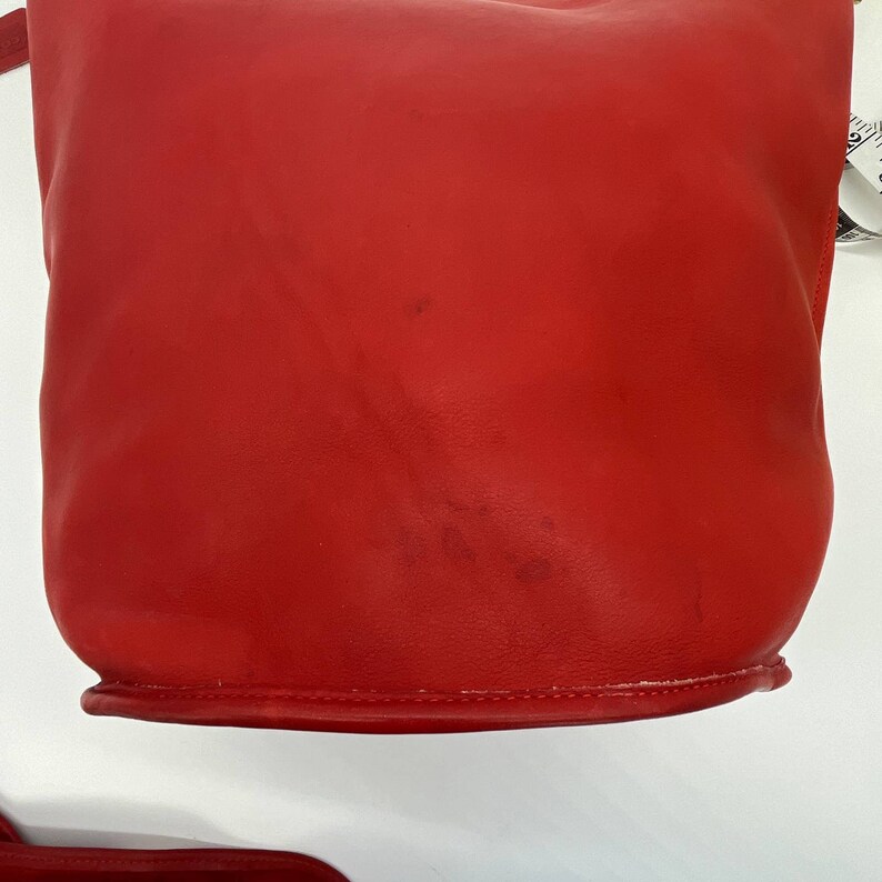 Vintage Coach XL Duffle Sac Feed Bag 9085 Red USA 1980's Etsy