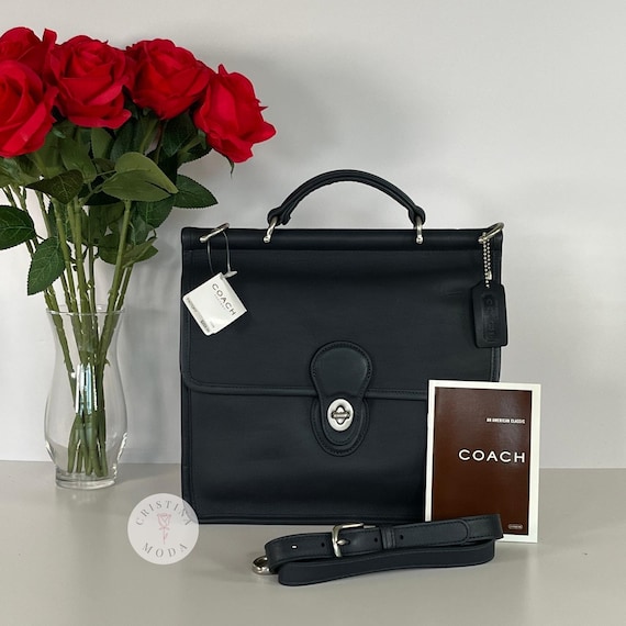NEW Vintage Coach Willis Bag 9927 Navy & Nickel Hardware 2004 - Etsy