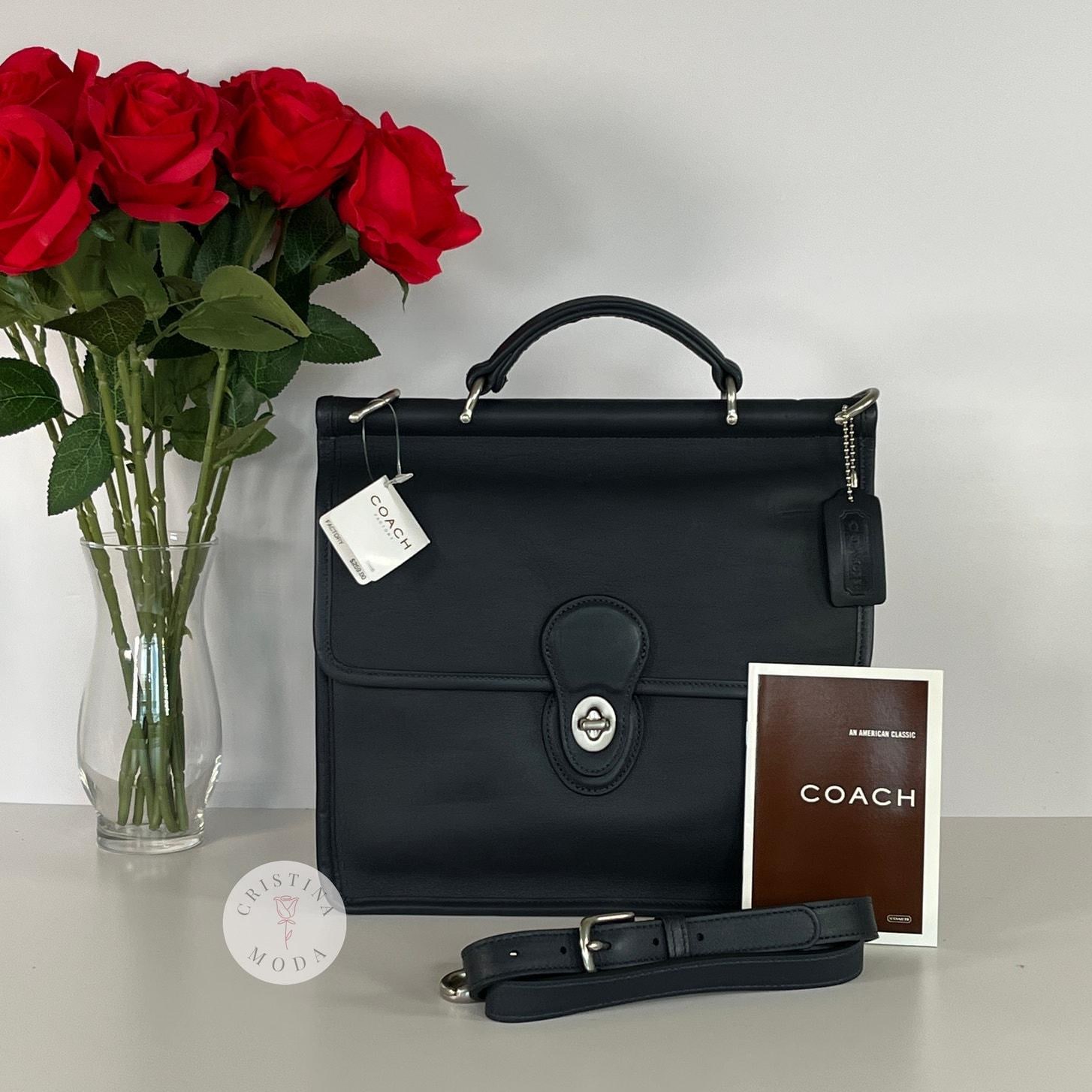 NEW Vintage Coach Willis Bag 9927 Navy & Nickel Hardware 2004 - Etsy