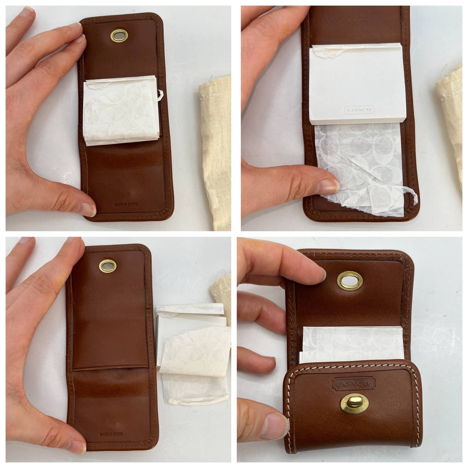 Coach wallet deals made in china