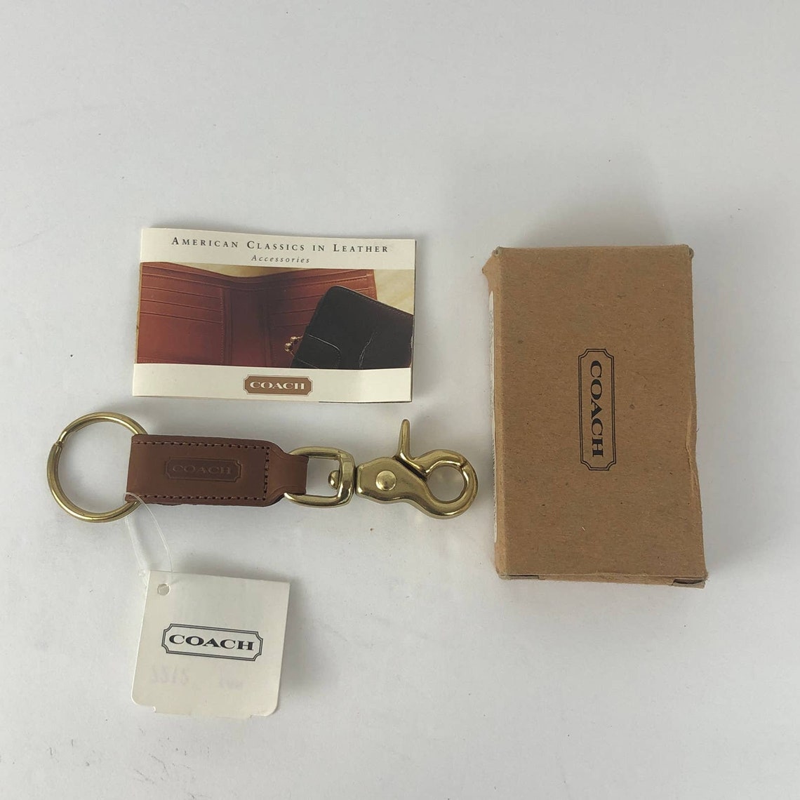 NEW Vintage Coach Trigger Snap Key Fob 7212 Etsy