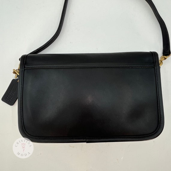 Vintage Coach Pocket Purse 9755 Black Mexico 1998 - image 4