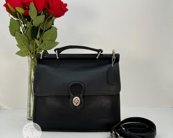 Vintage Coach Willis Bag 9927 Black Nickel Hardware Costa Rica 1999