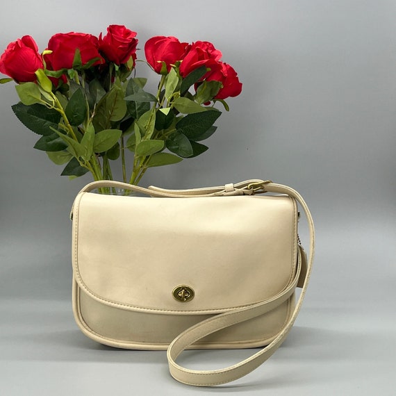 Vintage Coach City Bag 9790 Bone 1994 USA Etsy
