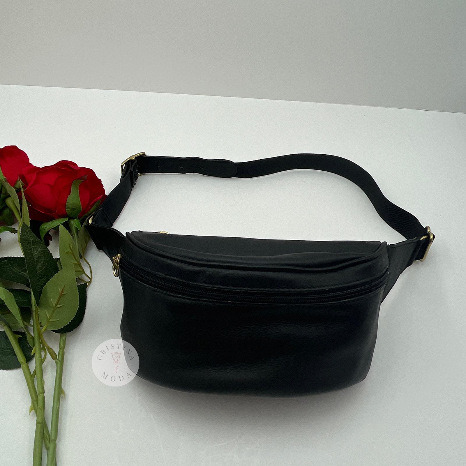 Vintage Coach Canteen Waist Pouch Fanny Pack 0515 Black USA