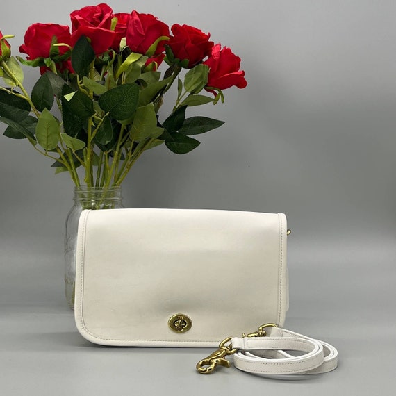 White Floral by New Vintage Handbags