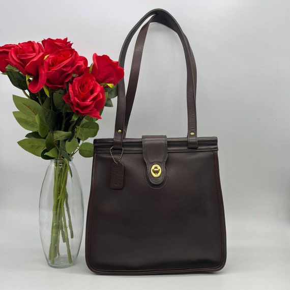 Vintage Coach Weston Shopper 9021 Mahogany USA 1997 Gem