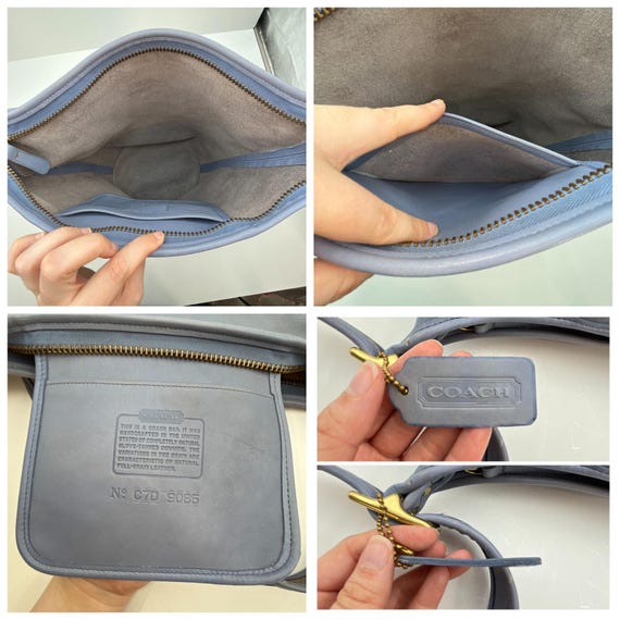 バッグ Vintage Coach Berkeley Duffle Sac 9085 Vintage Coach XL Duffle Sac 9085 Periwinkle USA 1997