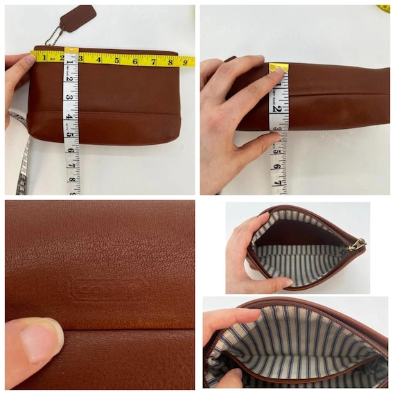 Vintage Coach Cosmetic Case Large 7172 British Tan USA 1990s - Etsy
