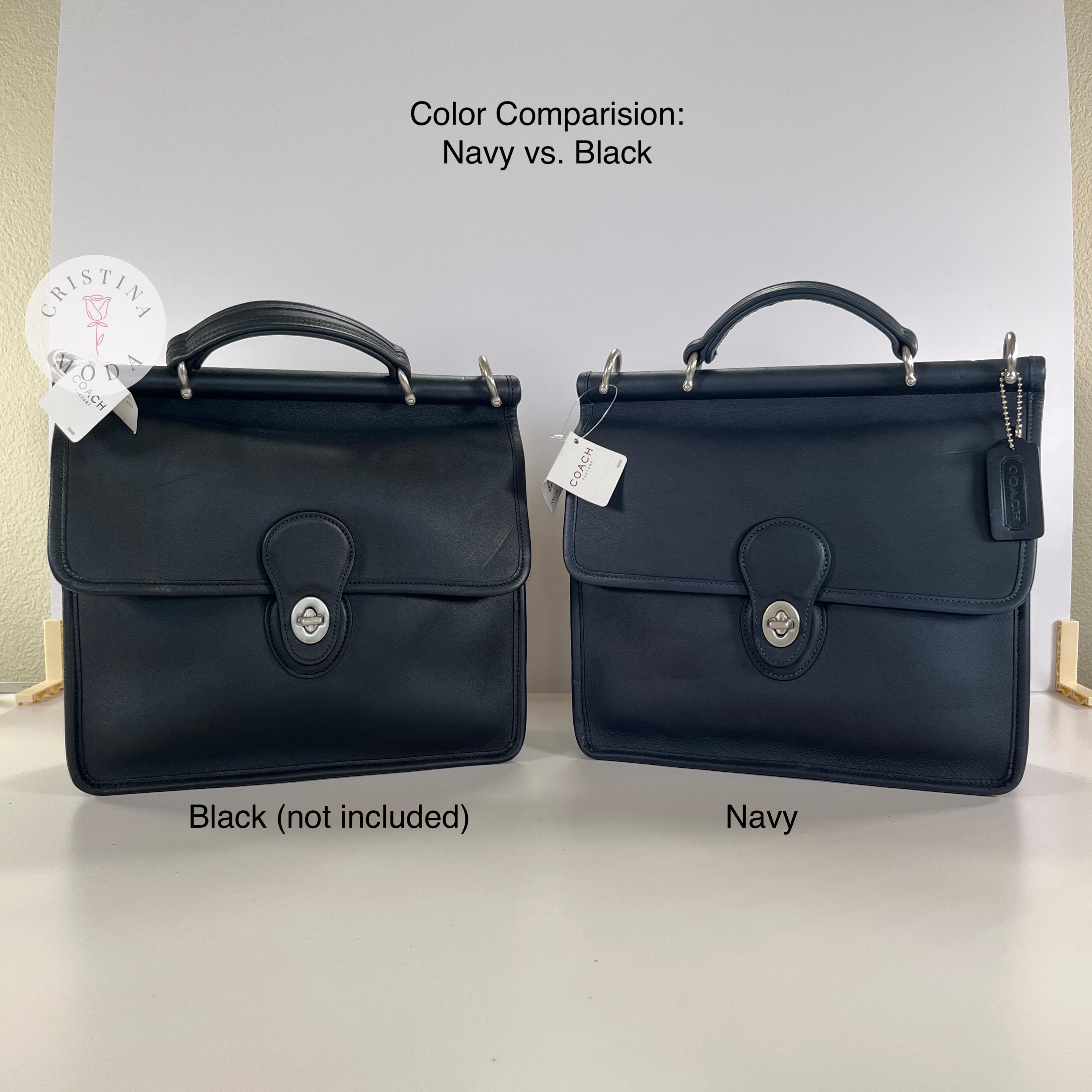 NEW Vintage Coach Willis Bag 9927 Navy & Nickel Hardware 2004 - Etsy