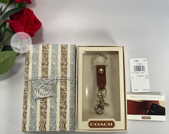 Vintage Coach Duffle Sac Key Fob - Etsy