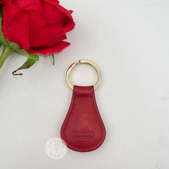 Coach, Accessories, Coach722 Vintage Red Trigger Snap Key Fob