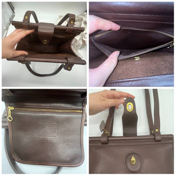 Vintage Coach Weston Shopper 9021 Mahogany USA 1997 Gem