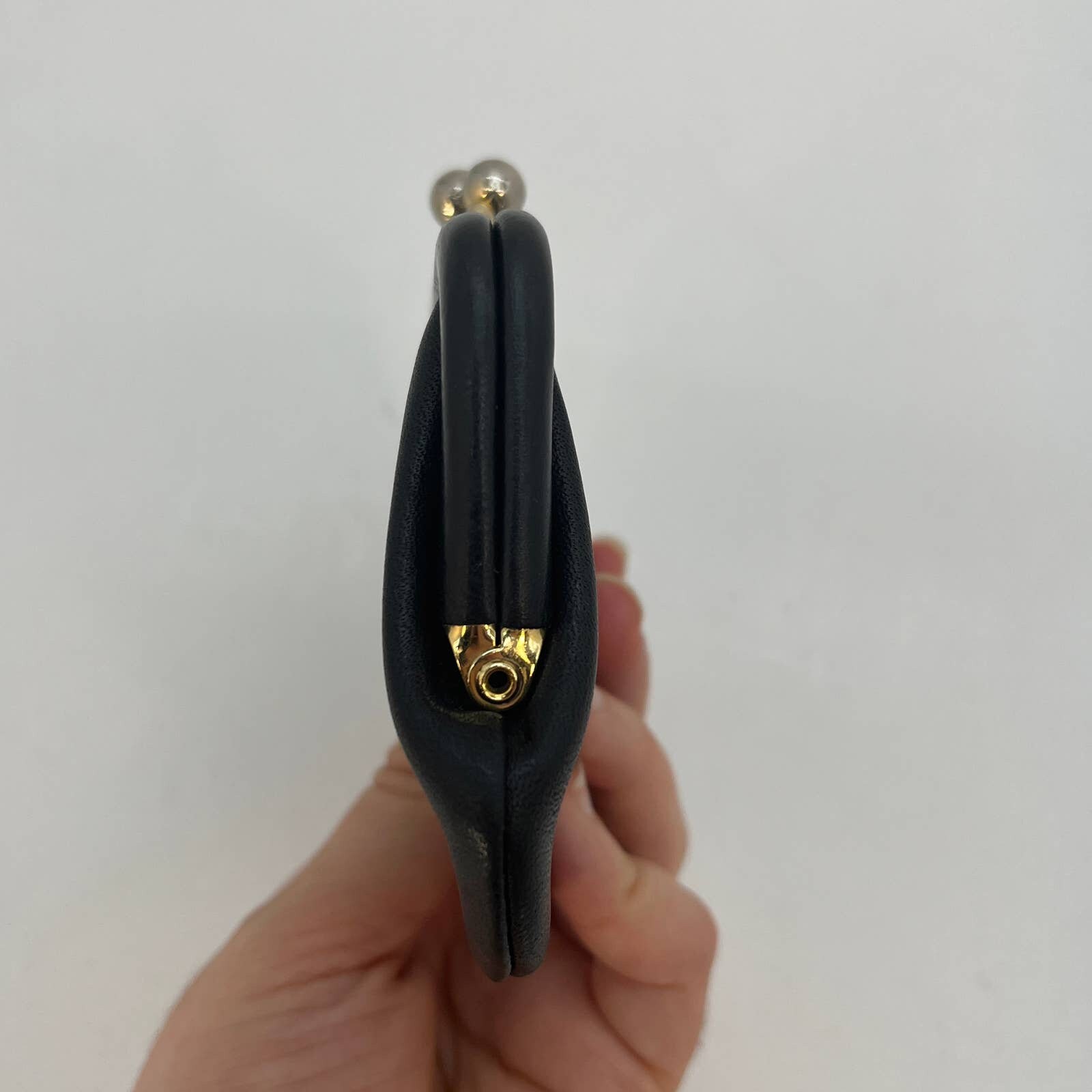 Coach kisslock coin purse black new arrivals