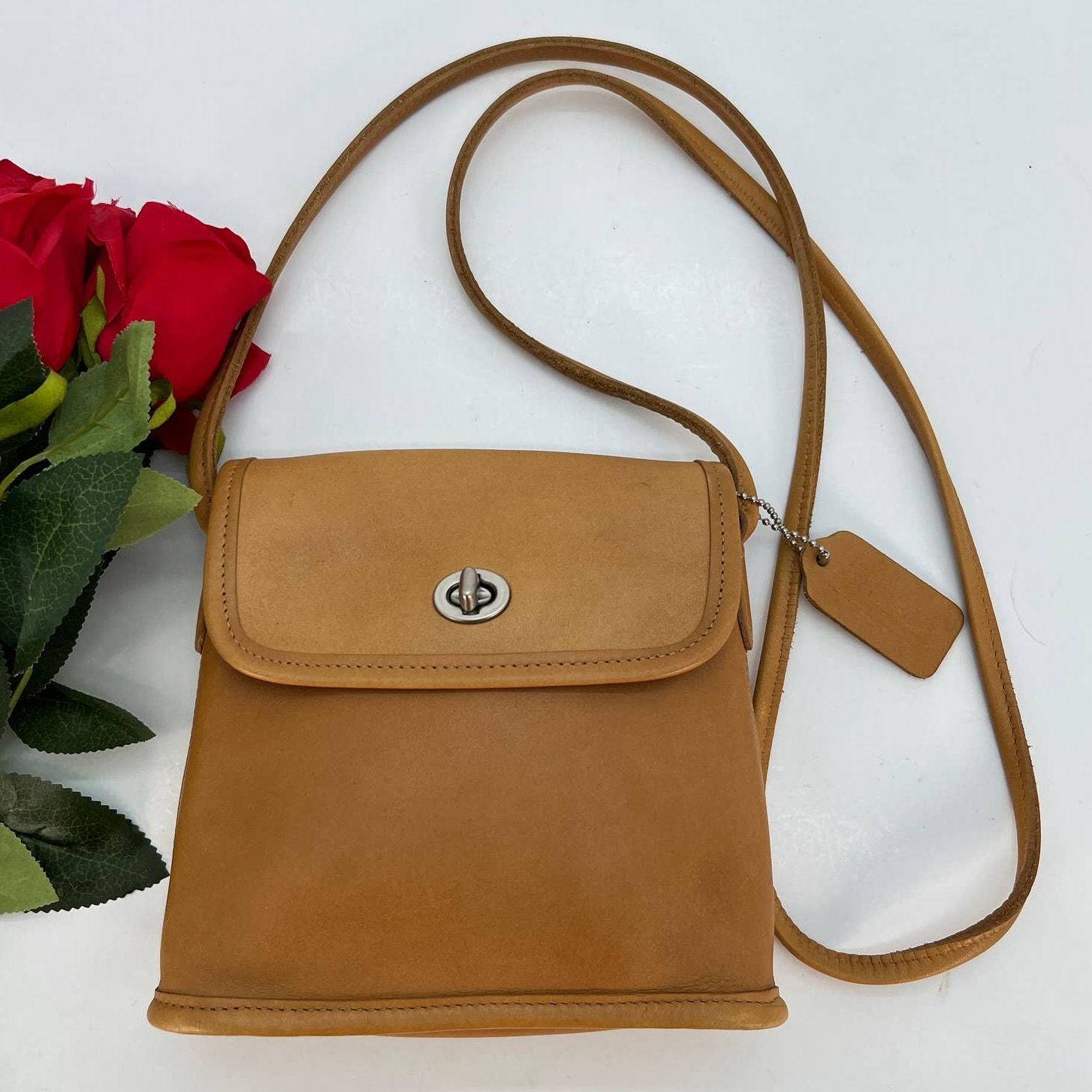 Vintage Coach Tango Flap Bag 9049 Camel 1998 Costa Rica - Etsy Vintage Coach Tango Flap Bag 9049 Camel 1998 Costa Rica - Etsy