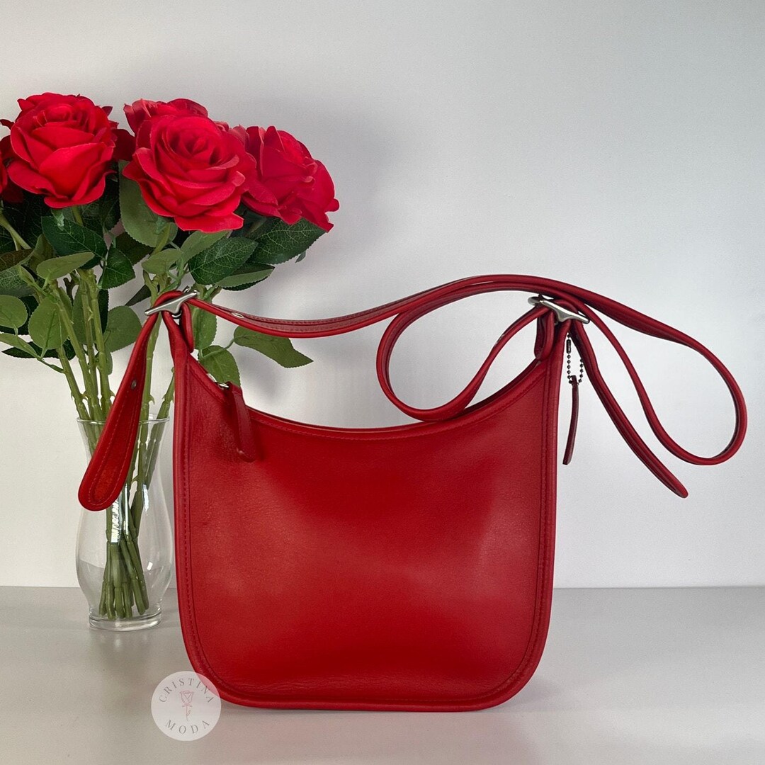 Vintage Coach Janice Legacy Bag 9950 Red 2006 - Etsy