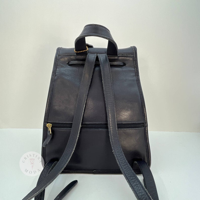 Vintage Coach Large Daypack Backpack 9791 Navy 1998 Costa Rica Etsy