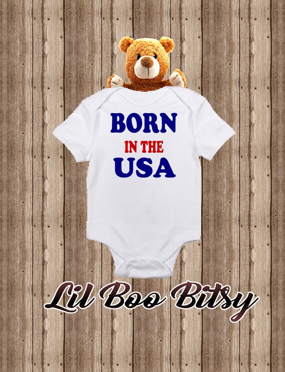 born in the usa onesie
