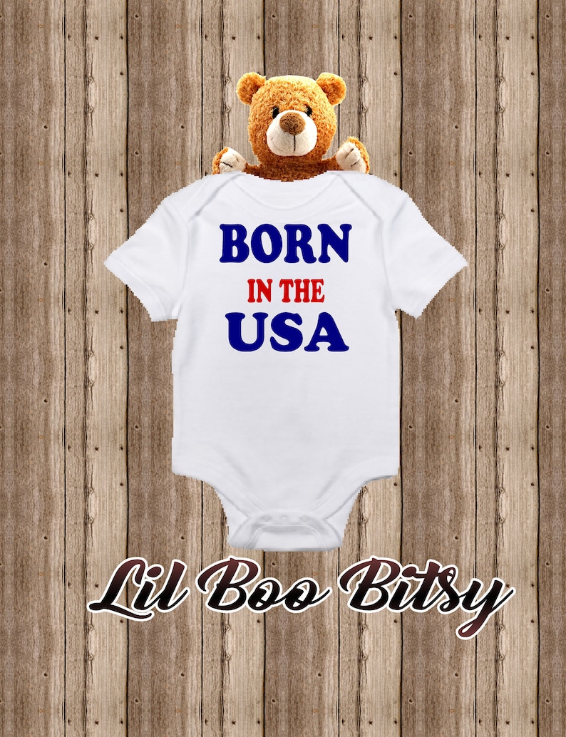 born in the usa onesie