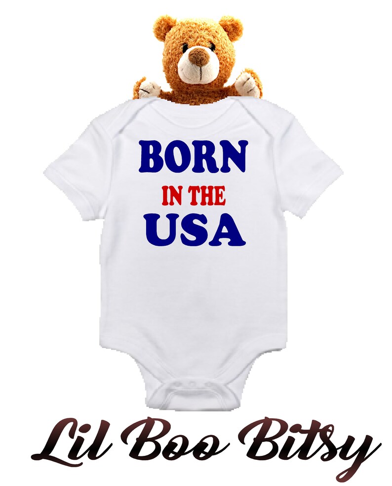 born in the usa onesie