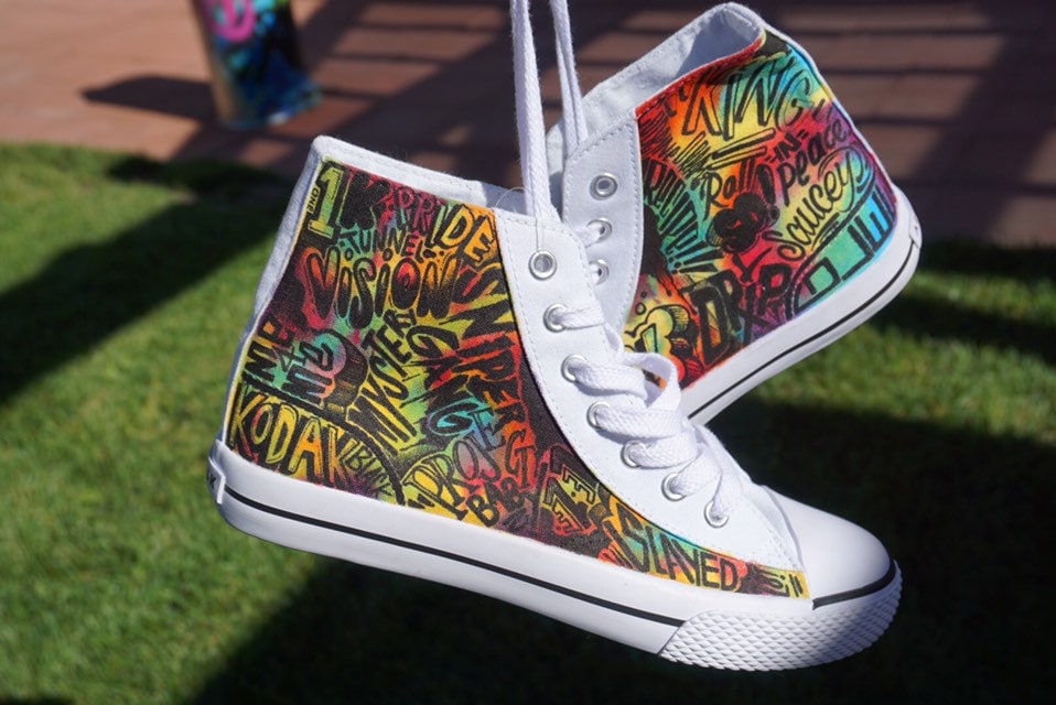 High Top Airwalk Converse Style Canvas Shoes Airwalk Converse High