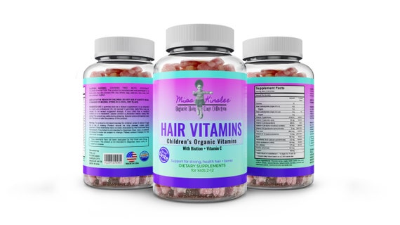 Kids Gummy Bears Hair Vitamins Etsy