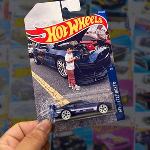 Personalized Toy Cars Style Birthday Blister Pack Custom Hot Wheels ...