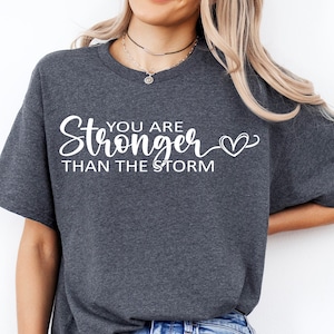 You are Stronger Than the Storm SVG  You are Stronger Than the Storm PNG, Christian Religious Digital Image jpeg dfx eps Cricut Silhouette