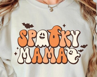 Mamá de Halloween Png, Mamá Espeluznante Png, Lindo Halloween Png, Diseño de Sublimación de Mamá de Halloween, Png Espeluznante, Vibras Espeluznantes Svg PNG, Halloween Svg