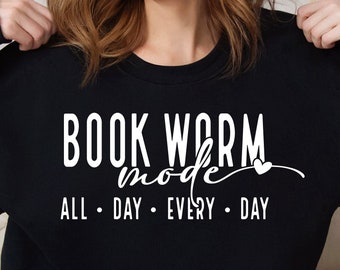 Bookworm Svg Png, Bookworm Mode svg png, Bookish svg png, Book Svg Png, TBR Svg Png, Bookworm Shirt Design, Cut File, Sublimation