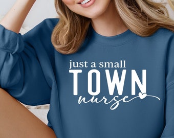 Small Town Nurse SVG PNG, Nurse Mode Svg, Nurse Life Svg, Nurse Shirt Svg, Nursing School Svg, Difference maker Svg, Gift to Nurse Svg dfx