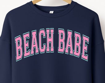 Beach Babe SVG PNG, Beach Svg, Beach png Retro Summer Svg, Summer Shirt svg, Summer Svg, Summer Png, Beach Life svg png Summer Sublimation