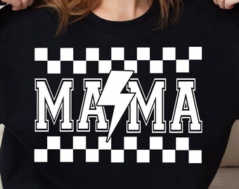 Mamá Rayo SVG PNG, Mamá Svg, Mamá Png, Camiseta Mamá Svg, Vida de Mamá Png, Sublimación de Mamá, Mamá Retro Svg, Diseños de Sublimación