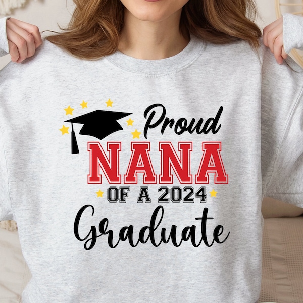 Proud Nana of a 2024 Graduate Svg png Senior Nana 2024 SVG png, Class of 2024 Svg Class of 2024 png, Graduation 2024 Svg, Graduation Svg