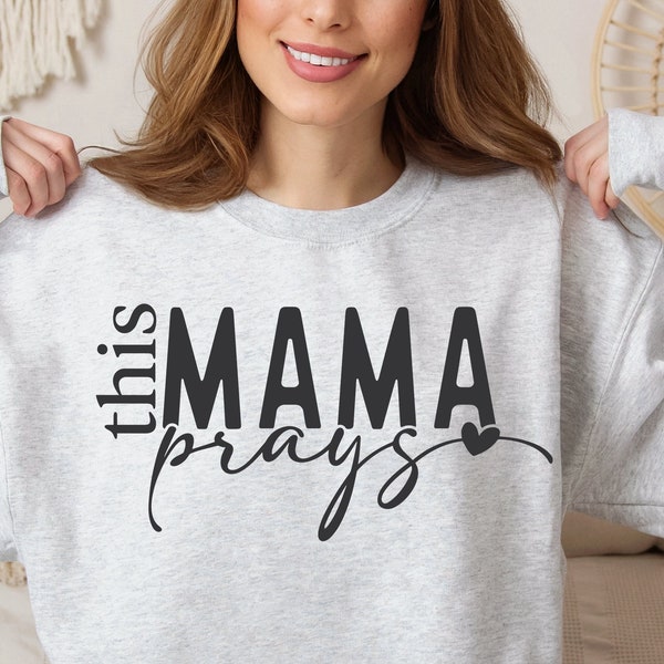 This Mama Prays SVG PNG, Mom Svg, Love Like Jesus Svg, Mom Life Svg, Mom Mode Svg, Mother's Day Svg, Religious Svg, Faith Svg, Christian Svg